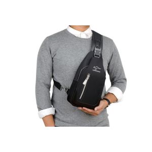 Sac &Agrave; Dos Bandouli&egrave;re Avec Port Usb Pour La Randonn&eacute;e Et Les Voyages - Sac Bandouli&egrave;re Ajustable Avec Plusieurs Compartiments - Neuf