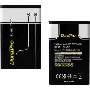 Lot de 2 Batteries BL-5C pour Nokia 2710N, 2730C, 3100, 3109C, 3110C, 3110e, 3120, 3555, 3650, 3660 Nokia 110, 1100, 1110, 1110i, 1112, 1200, 120 - Neuf
