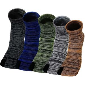 Uaa-Japonaise Tabi Chaussettes Pour Homme: Tong Chaussettes À 2 Doigts Flip Flops Chaussettes À Deux Orteils De Sport En Coton Pour Homme - 4 Paires Taille 40-45 - Neuf