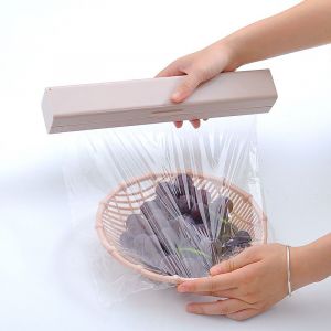 Distributeur Et Coupe-Film Étirable Rose, Distributeur De Film Étirable, Distributeur De Film Étirable Pour Film Plastique, Papier Aluminium, Accessoires De Cuisine Et De Restaurant - Neuf