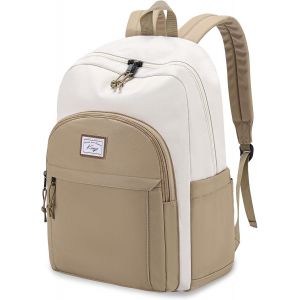 KALSC-Sac À Dos Homme Femme,Grand Multi-Poches Sac À Dos College 15,6 Pouces Léger Résistant À L'Eau Cartable Fille Garçon Ados Sac D'École Pour Travail Voyage Affaires - Neuf