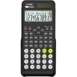 JEXNOVASHOP-991MS-II Calculatrice Scientifique 401 Fonctions - Collge | Lyce | Universit | Bureau Examens (Noir) - Neuf