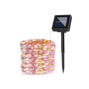 Guirlande Lumineuse Solaire Multicolore De 300 Led, 32 M, Pour Jardin Ext&eacute;rieur - Neuf
