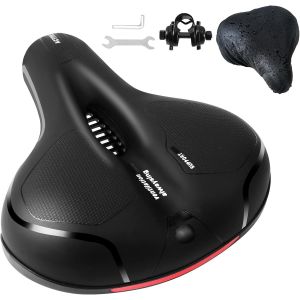 Sept-Cloud Comfort Pro Max Selle De Vélo Ergonomique En Gel, Souple, Confortable, Respirante Et Absorbant Les Chocs, Avec Housse Étanche - Neuf