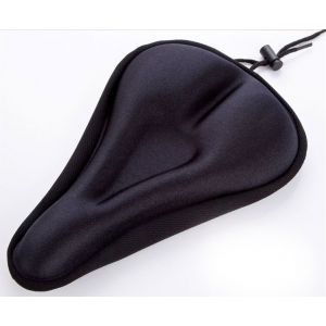 Housse de coussin de selle de vélo de montagne, coussin de selle de vélo en gel super doux, housse de selle de vélo en silicone souple (zone triangulaire) - Neuf