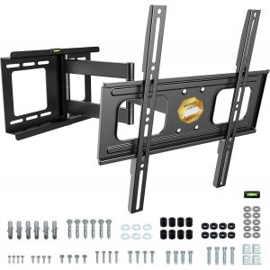 Support Murale Tv Orientable S2544 Inclinable Universel 32-60" (81-152Cm) Fix Ation Mural T&eacute;l&eacute;vision Led/Lcd/Incurv&eacute;e Vesa 200 X 200-400 X 400 - Neuf