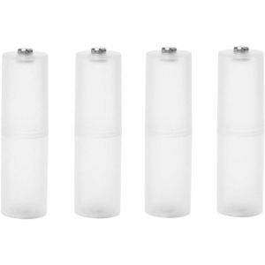 Lot de 4 adaptateurs de piles portables AAA vers AA pour bo&icirc;tier - Neuf
