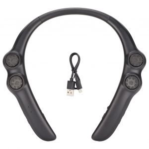 Casque tour de cou sans fil, etanche IPX4, stereo, Bluetooth 5.3, avec micro antibruit - Neuf