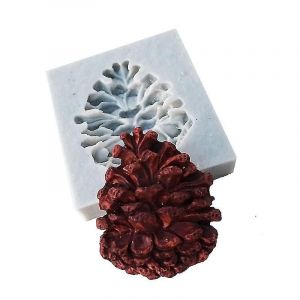 Wabjtam 1pc Noël Pignons De Pin Silicone Moule Fondant Décoration Gâteau Chocolat Moule De Cuisson - Neuf