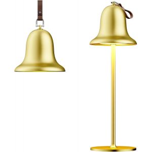 Led Table Lamp Dimmable Wireless Rechargeable With Usb-C Warm White 3000k Height Adjustable Metal Table Lamp For Bedside Office Restaurant Outdoor (Gold) - Neuf