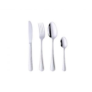 Ensemble De Couverts En Acier Inoxydable - Ensemble De 4 Couteaux Et Fourchettes &Agrave; Steak - Neuf