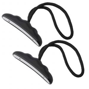 Lot De 2 Poignees De Transport Pour Kayak, Poignees De Rechange, Accessoires Pour Kayak Et Canoe, Noir - Neuf