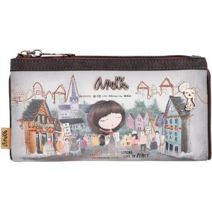 Portefeuille Femme - Grand Portefeuille Pour Femme - Protection Rfid - Portefeuille En Similicuir Avec Fermeture &Eacute;clair - Collection Voice - Neuf