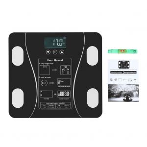 HJLIAN Balance de salle de bain LCD, balance electronique numerique pour le poids humain, pour la maison - Neuf