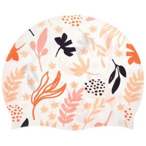 Bonnet de bain en silicone souple pour cheveux longs ¿ Réutilisable, élégant et protecteur pour la natation, le bain et les activités de spa - Neuf