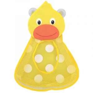 Qcyl-Sac De Rangement En Maille Pour Jouets,1 Pièce,Mignon Canard Grenouille,Salle De Bain,Rangement Divers,Sac Suspendu,Ventouse Puissante,Filet De Rangement Pour Jouets,Duck - Neuf