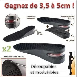 Lot De 2 Semelles Talonnettes Grandissantes Cou&iquest; - Neuf