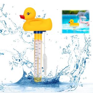 Thermom&egrave;tre pour Piscine, Thermom&egrave;tre Flottant Flottant Pool Thermom&egrave;tre Avec Ficelle, Pour Piscines, Spas, Hot Tubs, Aquariums, Les &Eacute;tangs du Poisson (B) - Neuf