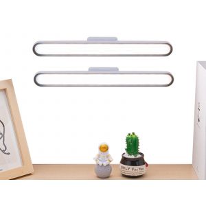 Lampe De Table Magn&eacute;tique Led &Agrave; Intensit&eacute; Variable, Rechargeable, Lampe De Lecture (Lot De 2) - Neuf