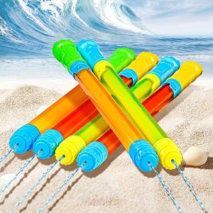 Kal-6 Pièces Pistolet A Eau,Pistolet À Eau 42-70cm,Pistolet Eau Ajustable,Fusil A Eau Jusqu'à 6-7 Mètres,Water Gun Pour Piscine, Jardin, Plage, Fête - Neuf