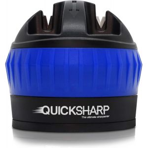 EasyPRO Aiguiseur de Couteaux,Affûteur avec Ventouse Sécurité [Nouvelle Edition] Bleu - Neuf