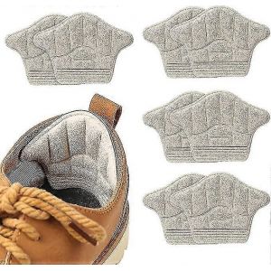 4 Paires De Talonnettes (Beige),Coussinets De Talon En &Eacute;ponge De Daim Doux,Clips De Talon Antid&eacute;rapants Auto-Adh&eacute;sifs Pour Semelles Int&eacute;rieures L&acirc;ches Surdimensionn&eacute;es,Prot&egrave;ge-Ampoules De Talon Pour M - Neuf