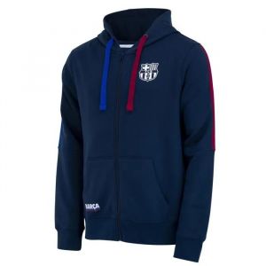 M - Veste Sweat Capuche Zippé Homme Barça - Collection Officielle Fc Barcelone - Football - Neuf
