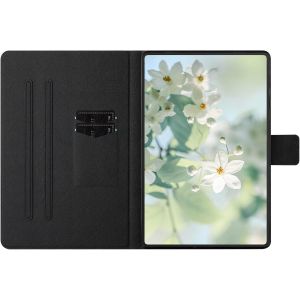 Coque Pour Samsung Galaxy Tab A9 Plus 11"" Etui Tablette Housse Sm-X210/X215/X216b Pu Cuir Flip Support Protection Motif Peint Housse Pour Samsung Galaxy Tab A9 Plus Etui,Fleurs Chat - Neuf