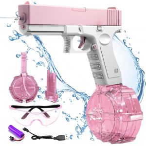 Kal-Pistolet &Agrave; Eau &Eacute;lectrique, Pistolets &Agrave; Eau Pour Enfants, Pistolet &Agrave; Eau, Pistolet &Agrave; Eau Puissant, Pistolet Enfant, Water Gun, Jouet De Combat, Pistolet A Eau Pour &Eacute;t&eacute; Ext&eacute;rieur Piscine Plage F&ecirc;te - Neuf