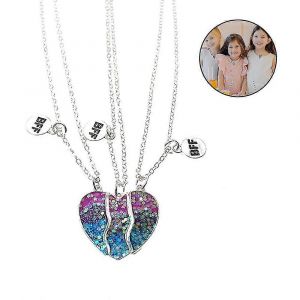 1 Set / 3 Pcs Bijoux Collier Et Bracelet Set Pour Filles Petits Enfants - Neuf
