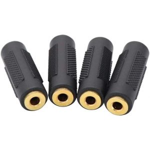 KALANKA-Adaptateur ctia omtp, Adaptateur Jack 3.5 vers Video, câble Audio stéréo AUX pour Smartphones, MP3, tablettes, Haut-parleurs, Home cinéma (4-Pack) - Neuf