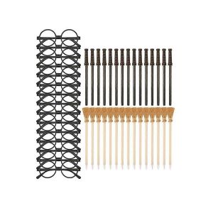 Paquet De 45 Crayons Et Baguettes Balai De Sorci&egrave;re Crayons Et Lunettes &Agrave; Monture Ronde Sans Lentille,Baguette De Sorci&egrave;re Th&egrave;me Par - Neuf
