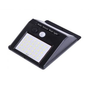 Lot De 4 Lampes Solaires De S&eacute;curit&eacute; Ext&eacute;rieures &Agrave; 20 Led Avec D&eacute;tecteur De Mouvement - Neuf