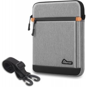 Sacoche Étui pour Tablette 11 Pouces,Sac à bandoulière Homme pour iPad Air 5 2022/Air 4 2023,Sac à bandoulière étanche Compatible iPad Pro 11,Organiseur d'accessoires iPad Gris - Neuf