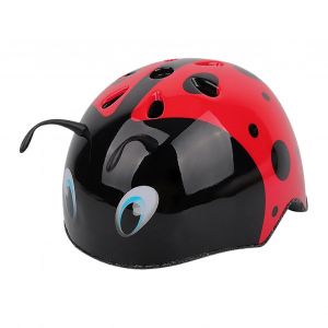 Casque Enfant, Casque De V&eacute;lo L&eacute;ger Coccinelle 3d Pour Filles, &Eacute;quipement De S&eacute;curit&eacute; Multisports Pour Skateboard, Taille S - Neuf