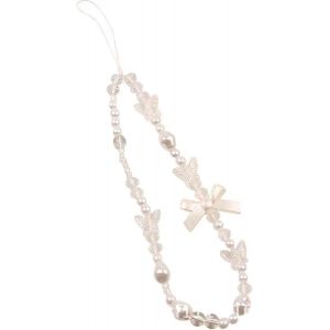 Lani&egrave;re De T&eacute;l&eacute;phone En Perles, Cha&icirc;ne Anti-Perte De T&eacute;l&eacute;phone, Cordon Telephone Portable, Bijoux De Telephone, Rose Longe De T&eacute;l&eacute;phone Portable - Neuf