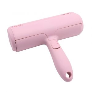 1 X Rose Réutilisable En Pet Rouleau Anti-Peluches Pour Les Meubles, Les Canapés, Les Tapis, Les Vêtements Et La Literie - Portable Et Multi-Surface De L'outil De Suppression De Cheveux - Neuf