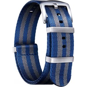 Bracelet De Montre En Nylon Balistique Militaire Remplacement Bracelet Montre Tressé Avec Noir/Argent Boucle En Acier Hommes Femmes 20 Couleurs 18mm 20mm 22mm 24mm (Version De Mise À Niveau).[U2375] - Neuf