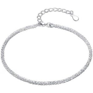 Sparkling Glitter Bracelet 925 Sterling Silver Temperament Women Star Chain Versatile Girlfriend Gift, Sterling Silver - Neuf