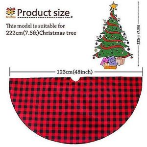 Jupe de sapin de No&euml;l, d&eacute;corations pour la maison et les f&ecirc;tes du Nouvel An - Neuf