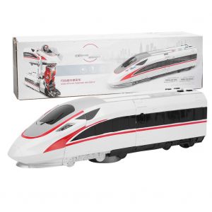 Voiture electrique universelle a deformation, train pour enfants, jouet robot, lumiere et musique, cadeau, blanc - Neuf