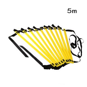 Échelle D'agilité Réglable Pour Le Sport,Football,Sangle En Nylon,Échelle De Saut,Vitesse,Fitness,Coordination Linge,Outil D'entraînement D'échauffement -5m 10rung - Neuf