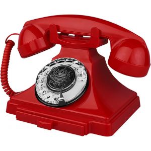 T&eacute;l&eacute;phone Fixe R&eacute;tro, T&eacute;l&eacute;phone Filaire Antique Vintage, Cadran Rotatif Des Ann&eacute;es 1930, T&eacute;l&eacute;phone D&eacute;coratif &Agrave; L'Ancienne Mode Pour Personnes &Acirc;g&eacute;es, T&eacute;l&eacute;phones Rotatifs Basiques Pour La - Neuf