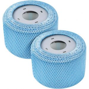 Ensemble de filtres de Rechange compatibles avec Mspa Les spas actuels,Comprenant 2 filtres Version améliorée + 2 Filets de Protection - Neuf