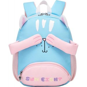 KALSC-Sac À Dos D'École Maternelle Sacoche Enfant Pour Fille Et Garçon,Joli Caricature Animale,Étanche,Pour Enfant De 1 À 6 Ans,Chaton - Neuf