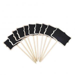 10pcs Mini Tableaux Noirs Tableau Noir Pour Tableau D'affichage Panneaux Tableaux De Prix Étiquettes De Plantes Tableau Noir Pour La Maison Et Le Jardin - Neuf