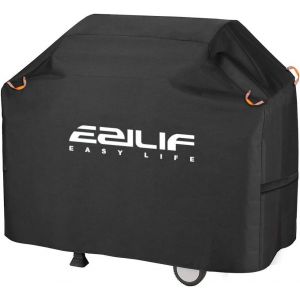 Housse de protection pour barbecue en tissu Oxford 210D avec bandes réfléchissantes pour Brinkmann, Char Broil, Weber et Jenn Air (147 x 61 x 117 cm) - Neuf