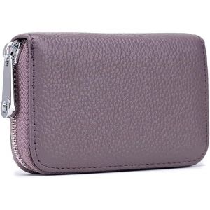 NSIECD-Cartes en Cuir RFID Porte-Cartes Porte Monnaie de Cr&eacute;dit Cas de Carte de Visite Porte-Case Protector pour Femmes Hommes avec 12 Fentes - Neuf