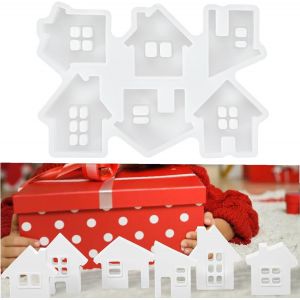 Kalanka-Lot De 6 Moules En Silicone De No&euml;l - Moule En Silicone Pour Maison - Moule En Silicone Pour D&eacute;corations De No&euml;l (Maison)-Kalanka - Neuf