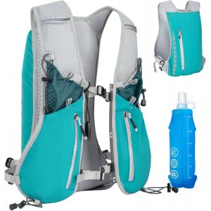 Sac À Dos De Course Ultraléger,Gilet Running Avec Bouteille D'eau De 500 Ml,Sac À Dos D'hydratation,Réfléchissant Gilet Course A Pied Femme Homme Pour Marathon,Cyclisme,Plein Air.[T286] - Neuf